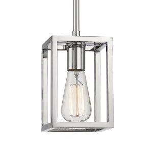 Golden - 2072-M1L CH - One Light Mini Pendant - Wesson - Chrome