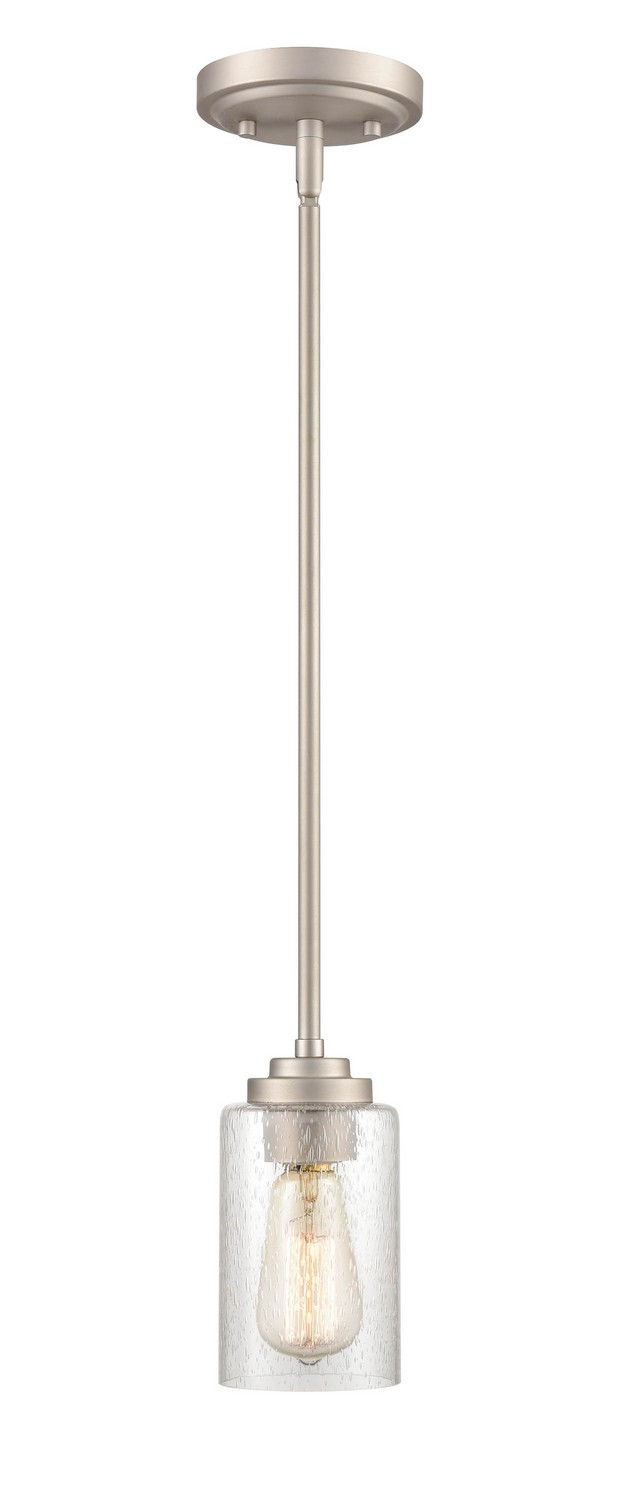 Millennium - 9601-SN - One Light Mini Pendant - Moven - Satin Nickel