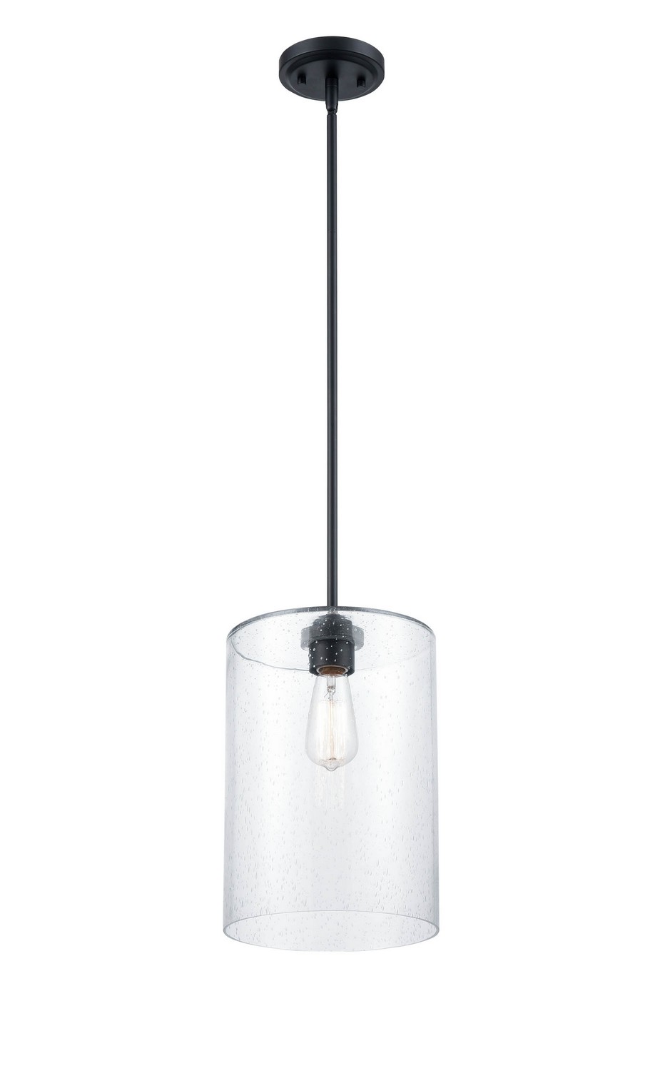 Millennium - 9611-MB - One Light Mini Pendant - Moven - Matte Black