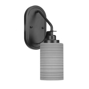Toltec Lighting - 2611-MB-4062 - One Light Wall Sconce - Odyssey - Matte Black