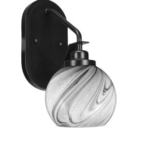 Toltec Lighting - 2611-MB-4109 - One Light Wall Sconce - Odyssey - Matte Black