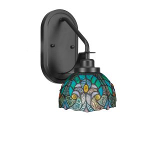 Toltec Lighting - 2611-MB-9925 - One Light Wall Sconce - Odyssey - Matte Black