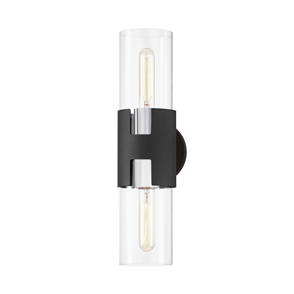Troy Lighting - B3231-PN/TBK - Two Light Wall Sconce - Amado - Polished Nickel