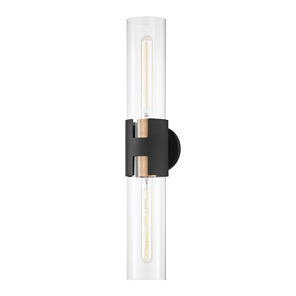 Troy Lighting - B3232-PBR/TBK - Two Light Wall Sconce - Amado - Patina Brass