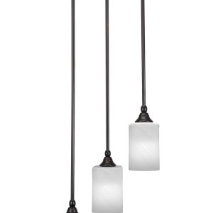 Toltec Lighting - 2143-ES-3001 - Three Light Cluster Pendalier - Empire - Espresso