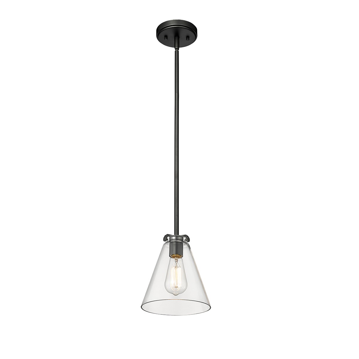 Millennium - 8131-MB - One Light Mini Pendant - Aliza - Matte Black