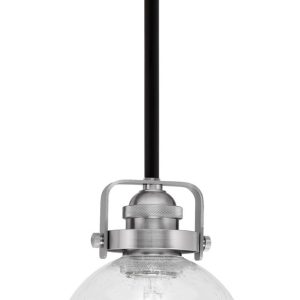 Toltec Lighting - 1941-MBBN-4100 - One Light Mini Pendant - Easton - Matte Black & Brushed Nickel