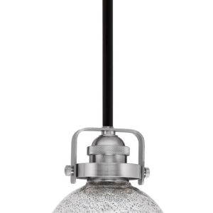 Toltec Lighting - 1941-MBBN-4102 - One Light Mini Pendant - Easton - Matte Black & Brushed Nickel