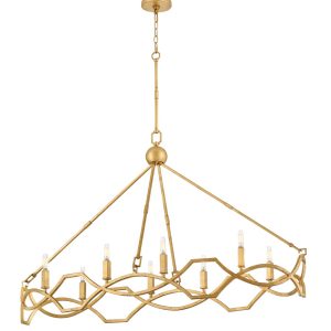 Hinkley - 45785DA - LED Chandelier - Leona - Distressed Brass