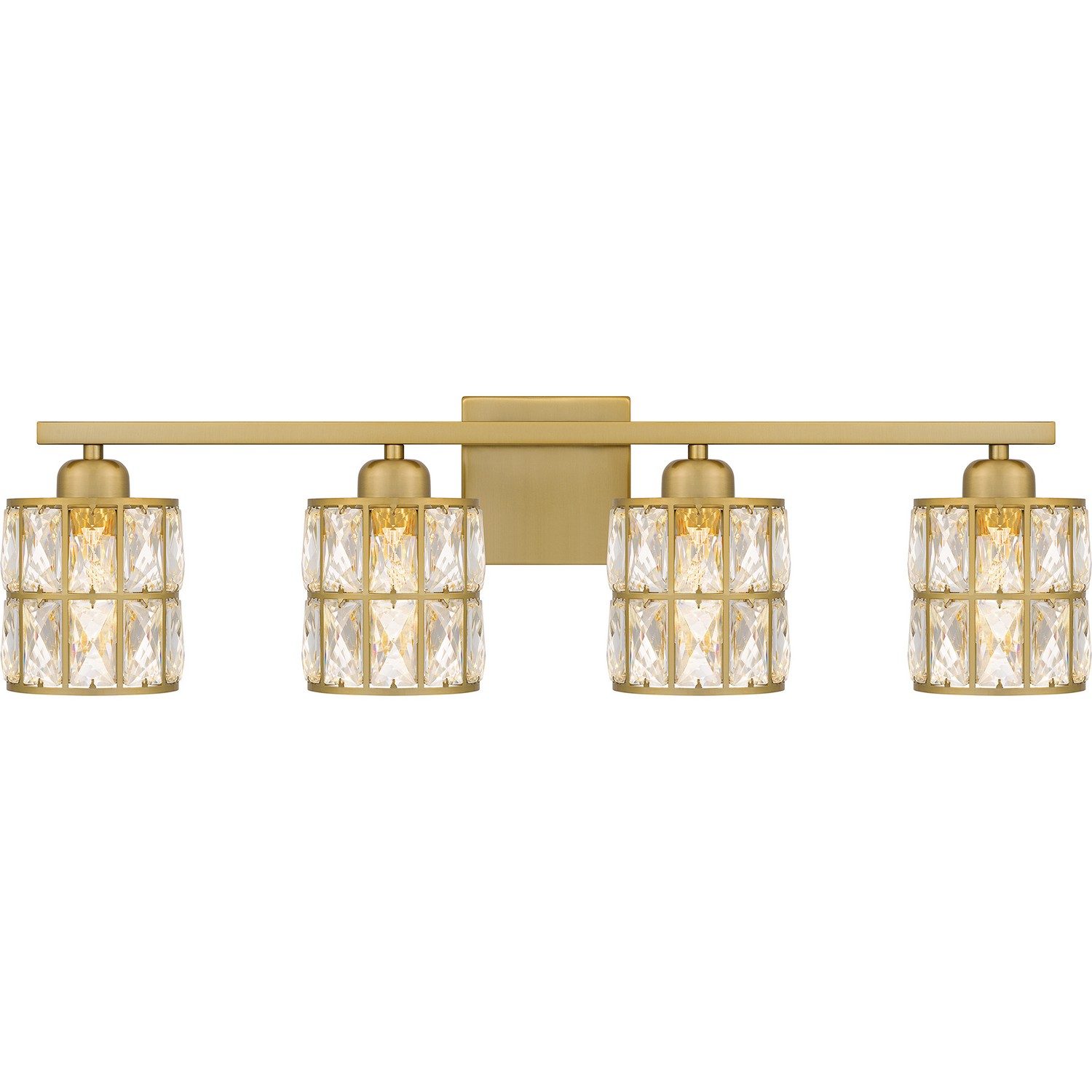 Quoizel - GIB8630AB - Four Light Bath - Gibson - Aged Brass