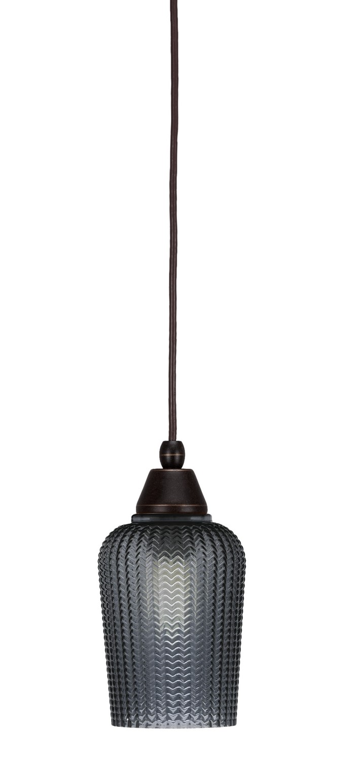 Toltec Lighting - 22-DG-4252 - One Light Mini Pendant - Any - Dark Granite