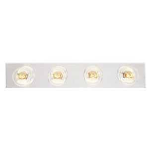 Westinghouse Lighting - 6641100 - Four Light Bath Bar - Chrome