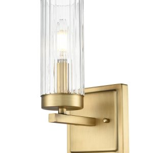 Millennium - 46001-VB - One Light Vanity - Iversen - Vintage Brass