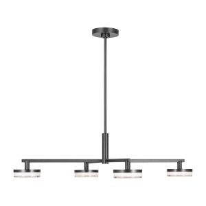 Visual Comfort Studio - SLC1074AI - LED Chandelier - Khan - Aged Iron