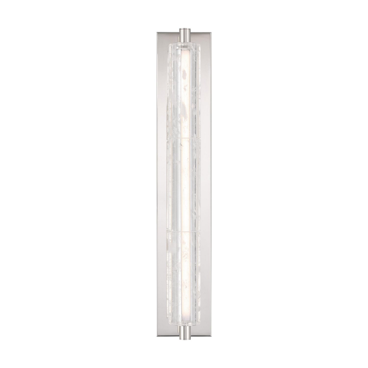 Golden - 3726-WSC27 PN-CY - LED Wall Sconce - Crystallo - Polished Nickel