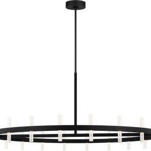 Visual Comfort Studio - SLC10940MBK - LED Chandelier - Silas - Midnight Black