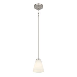 Millennium - 64101WG-BN - One Light Mini Pendant - Strayhan - Brushed Nickel