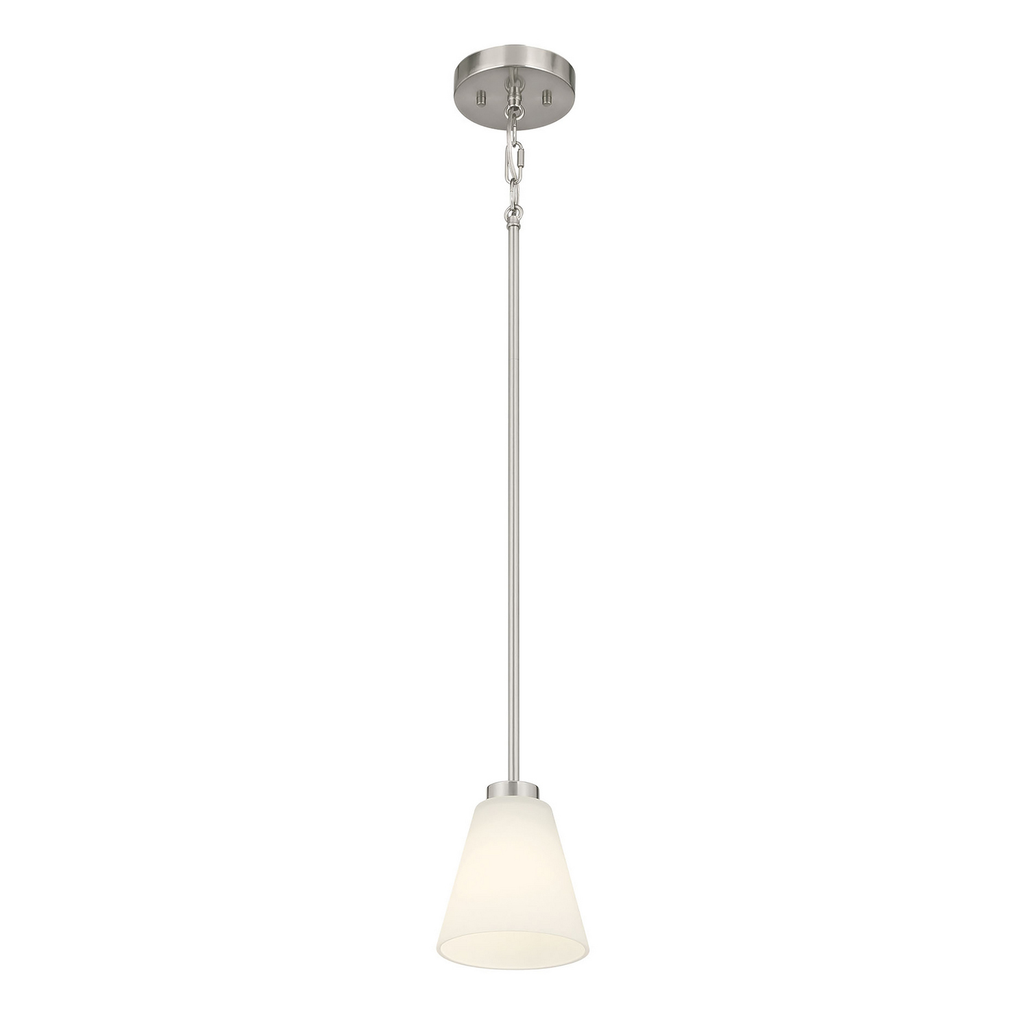 Millennium - 64101WG-BN - One Light Mini Pendant - Strayhan - Brushed Nickel