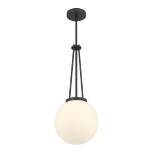 Millennium - 65101-MB - One Light Pendant - Vellin - Matte Black