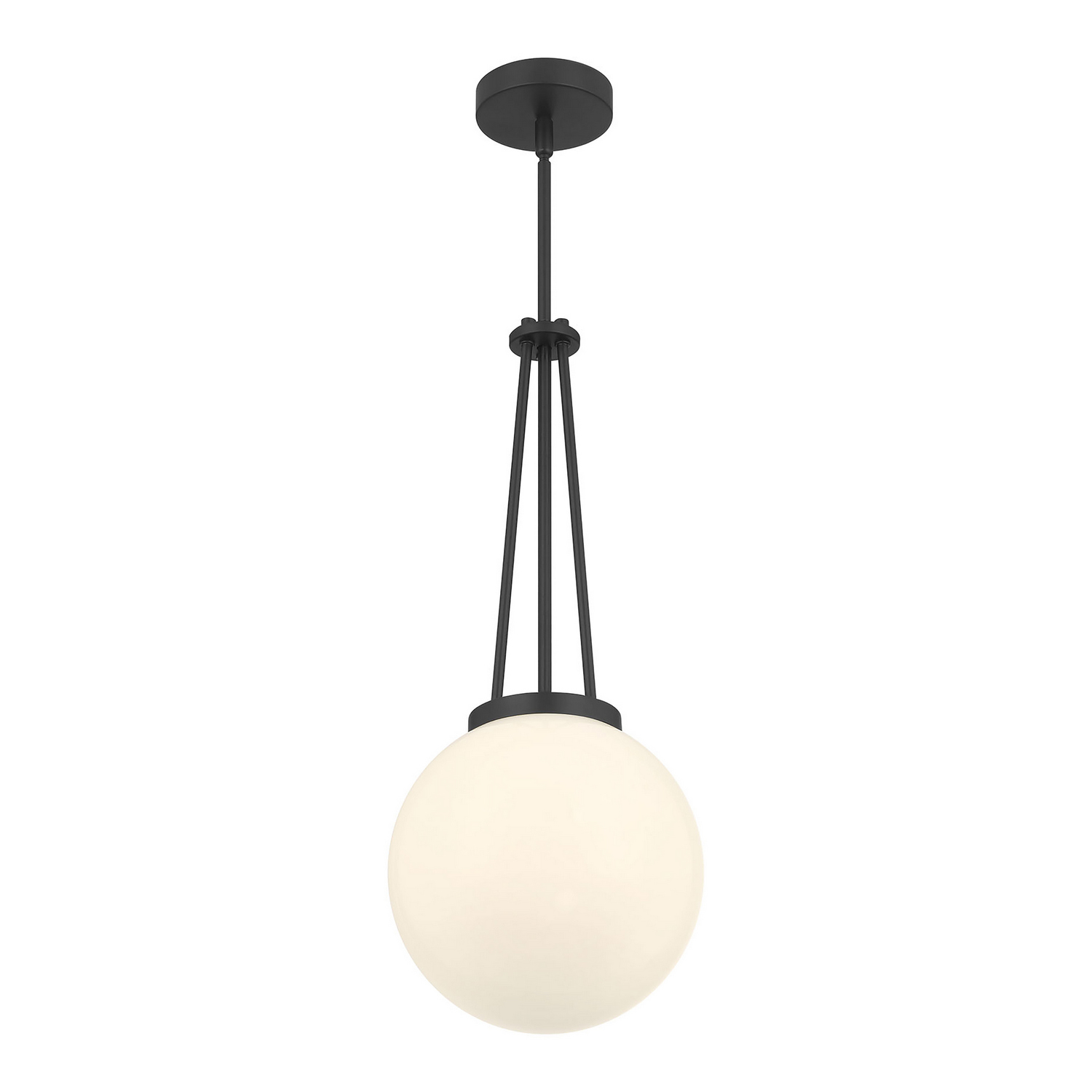 Millennium - 65101-MB - One Light Pendant - Vellin - Matte Black