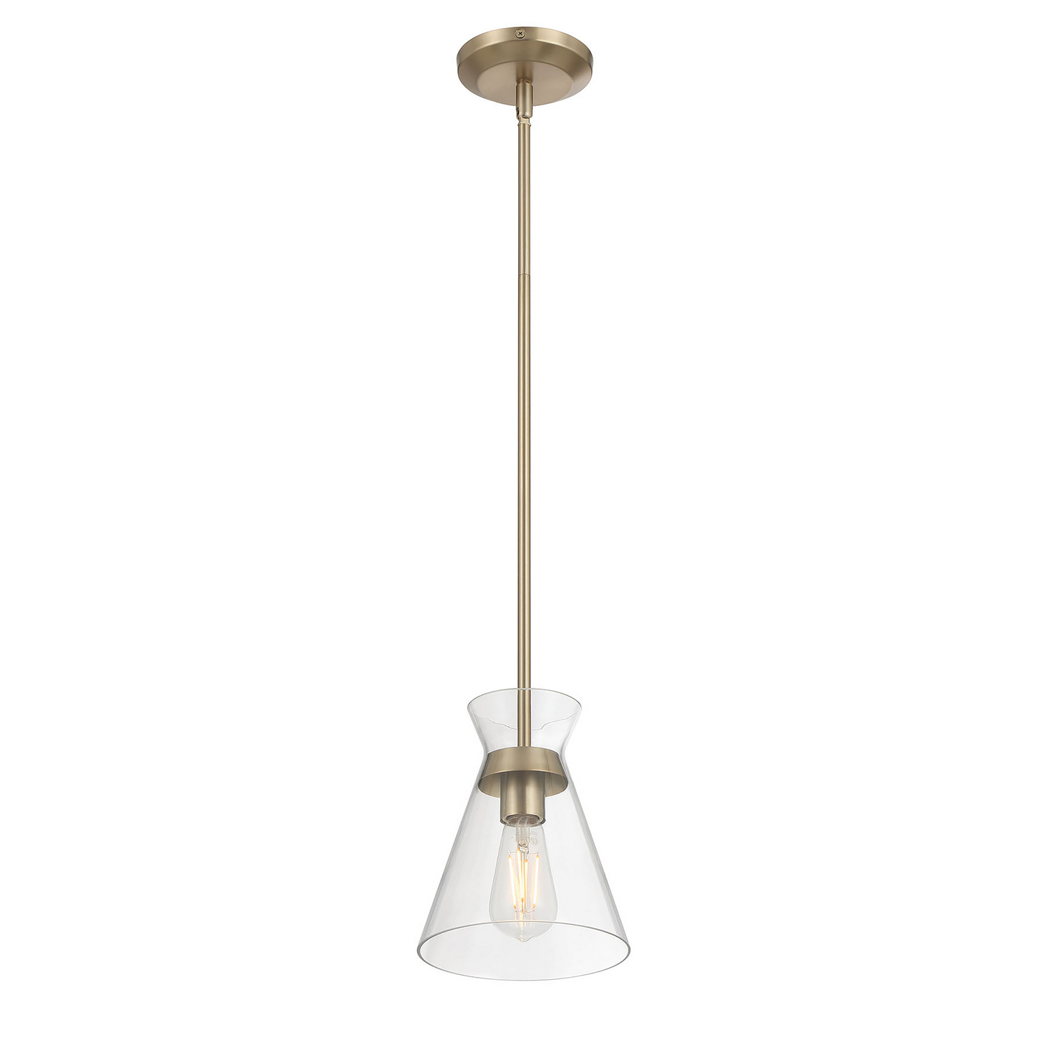 Millennium - 69001-MG - One Light Mini Pendant - Amarella - Modern Gold