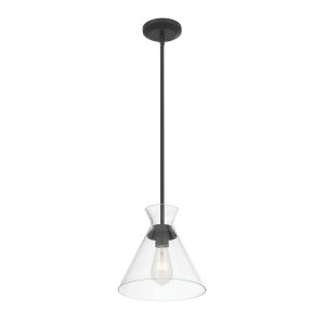 Millennium - 69101-MB - One Light Pendant - Amarella - Matte Black