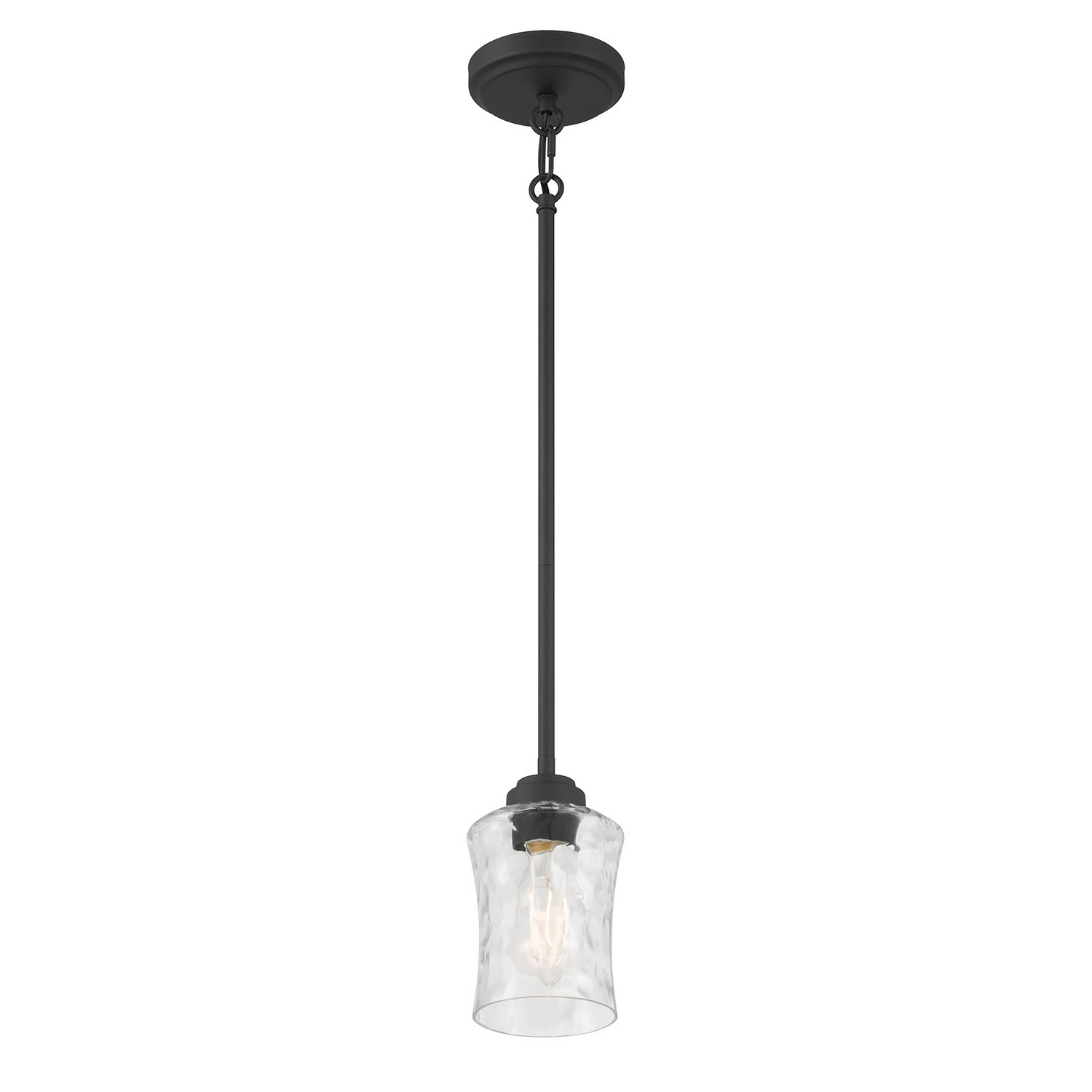 Millennium - 909301-MB - One Light Mini Pendant - Clarvyn - Matte Black