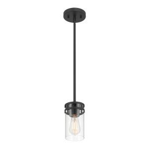 Millennium - 91011-MB - One Light Mini Pendant - Lunden - Matte Black