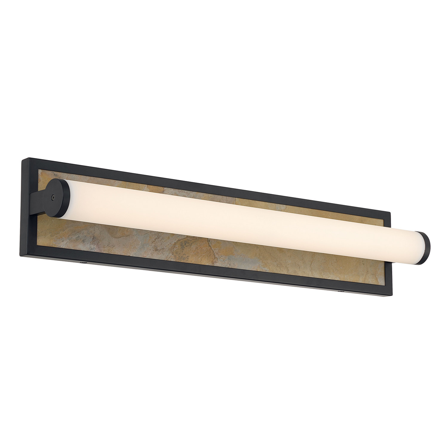 Golden - 1672-BA24 BLK-MR - LED Vanity - Stratum - Matte Black
