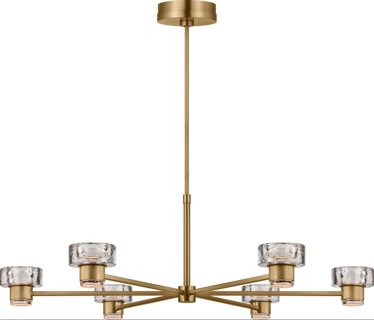 Visual Comfort Studio - SCCHCCH10427EBSCPG - LED Chandelier - Holsted - Estate Brass