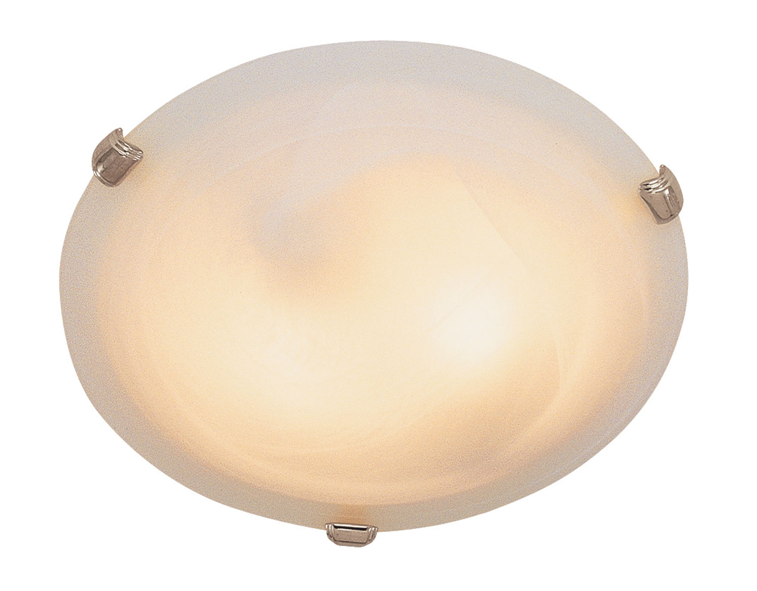 Trans Globe Imports - 58700 BN - Two Light Flushmount - Cracka - Brushed Nickel