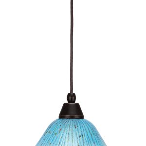 Toltec Lighting - 22-DG-438 - One Light Mini Pendant - Any - Dark Granite