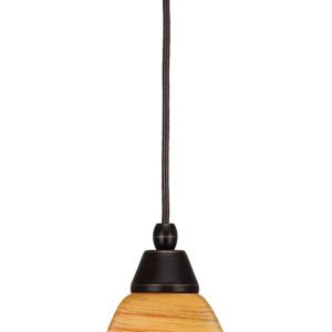 Toltec Lighting - 22-DG-454 - One Light Mini Pendant - Any - Dark Granite