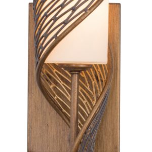 Varaluz - 240K01HO - One Light Wall Sconce - Flow - Hammered Ore