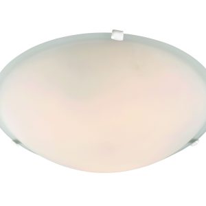 Trans Globe Imports - 58702 WH - Four Light Flushmount - Cracka - White