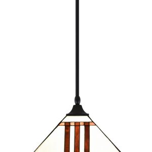 Toltec Lighting - 13-MB-958 - One Light Pendant - Any - Matte Black