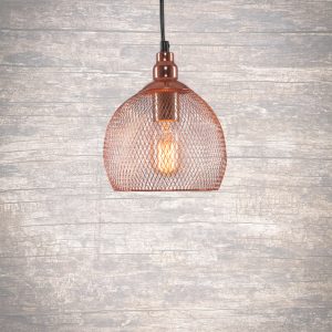 Toltec Lighting - 1802-CP-AT14 - One Light Pendant - Plexus - Copper