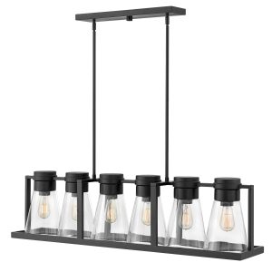 Hinkley - 63306BK-CL - LED Pendant - Refinery - Black